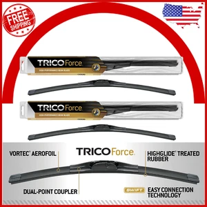 2-Wipers: 28" + 14" Trico Force All-Season Beam Wiper Blades - 25-280 25-140 - Picture 1 of 3