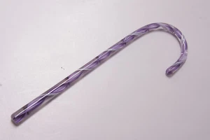 9" Glass Candy Cane - Hand Pulled by Stuart Kingsley in Ashfield MA - NEW C15B - Picture 1 of 5