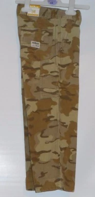 Pantalones de carpintero de pana camuflaje cintura ajustable OshKosh para niños cinco (5) nuevos con etiquetas Foto 1 de 2
