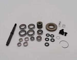 NEW KYOSHO OPTIMA MID Gear Box Gears & Shaft Main +Bearings - Picture 1 of 1