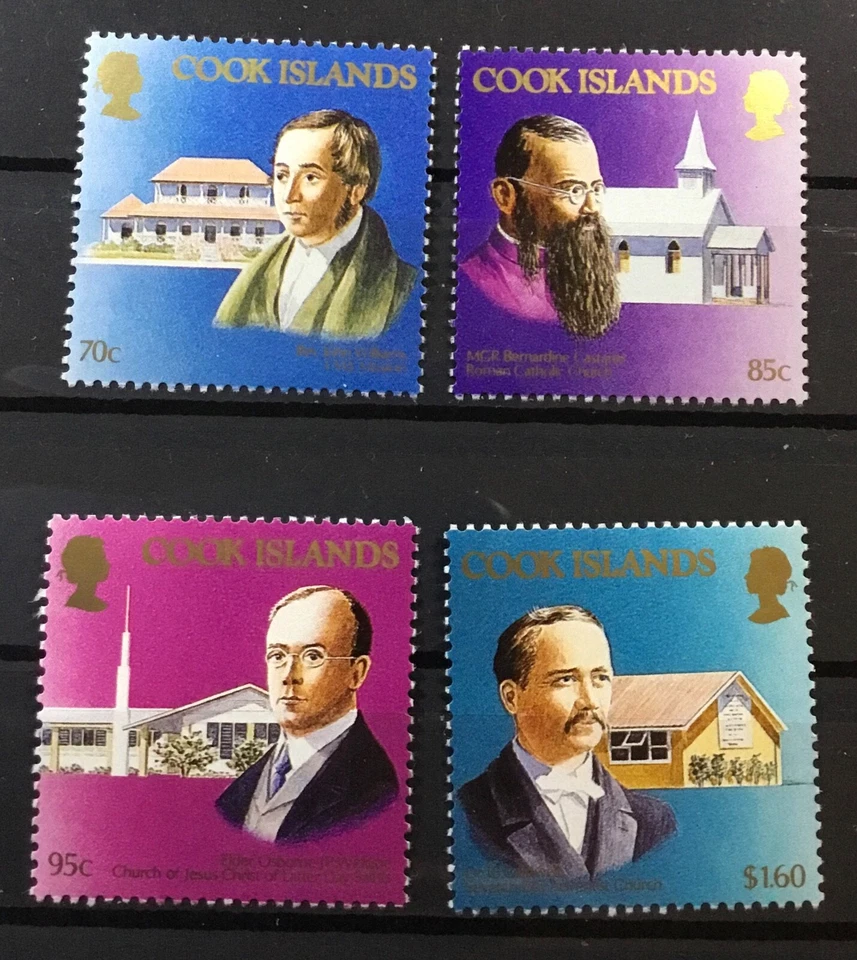 COOK ISLANDS #1029-1032. RELIGIOUS HISTORY.  MNH - Image 1 of 1