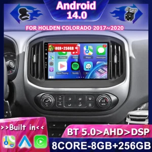 8G+256GB FOR HOLDEN COLORADO 2017~2020 Android 14 CarPlay Car Stereo DSP GPS DAB - Bild 1 von 18