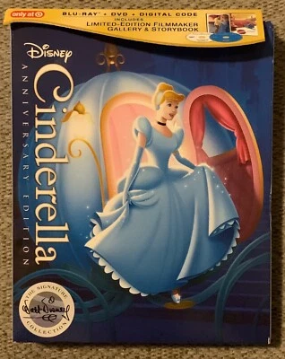 Cinderella 1950 (Blu-ray Disc ONLY + Target Digibook/Storybook) SEE DETAILS! Foto 1 de 4