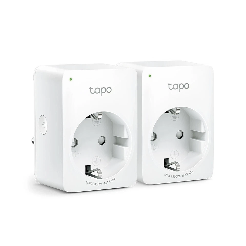 TP-Link Tapo P100 Smart Plug 2990 W 2er-Pack Wi-Fi Bluetooth Alexa Google Home i - Bild 1 von 1