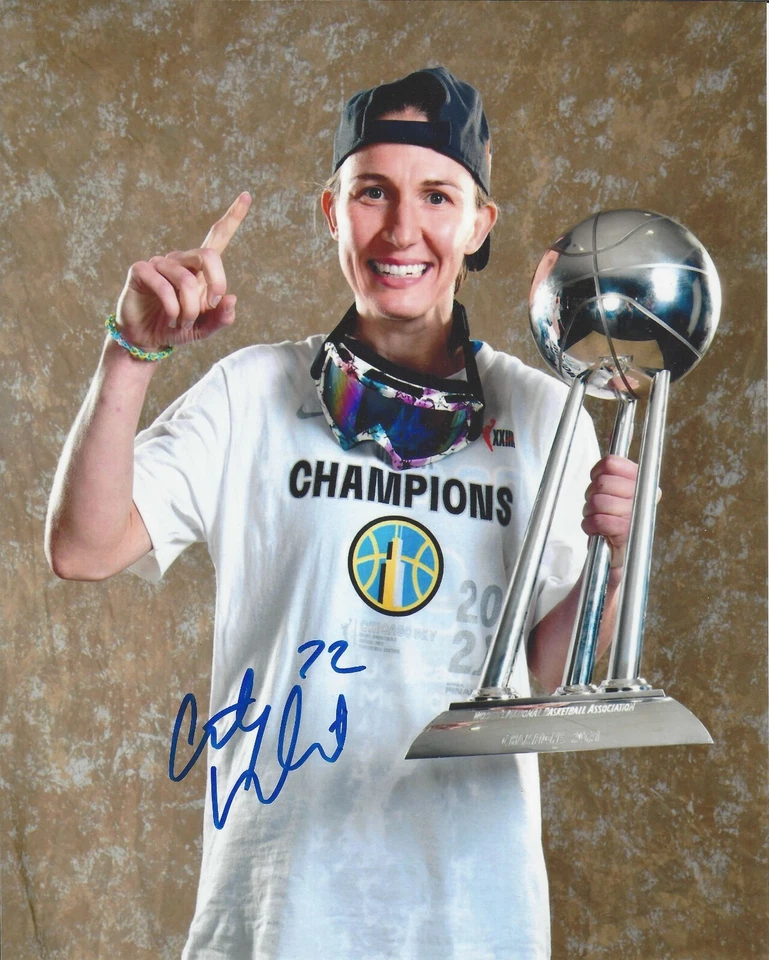 COURTNEY VANDERSLOOT AUTOGRAPH SIGNED 8X10 PHOTO CHICAGO SKY WNBA CHAMP COA - Image 1 of 1