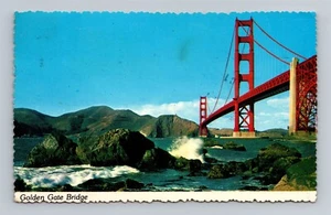 Postal Golden Gate Bridge c.1977 San Francisco California CA - Imagen 1 de 2