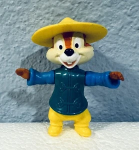 Disney Chip N Dale Chinese Chip Chipmunk Epcot Center Figurine 2.5" Tall - Picture 1 of 4