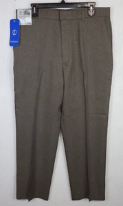 Mens Levis Action Slacks Brown 36x30 Polyester Pants Vintage New With Tag Umpire - Picture 1 of 7