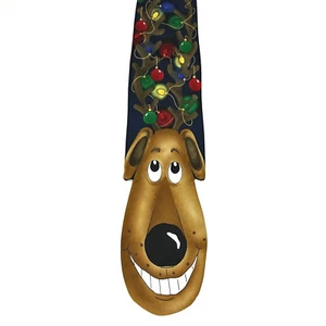 Cravatta Jolly Holly Natale Renna Uomo Collo Novità Vacanze Funky Uomo Cravatta Collo - Foto 1 di 8