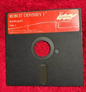 Disquete de 5 1/2" ~ Robot Odyssey I ~ 1984 ~ Juego ~ The Learning Company - Imagen 1 de 3