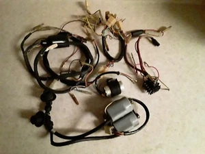 Factory Wiring Harness with Additional Electrical Parts for Vintage Suzuki GT250 - Picture 1 of 4