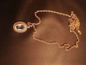 pendentif + chaine fantaisie vintage - Imagen 1 de 2