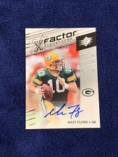 2009 Upper Deck SPx X Factor Signatures Matt Flynn Quarterback Green Bay Packers