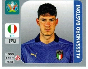 PANINI UEFA EURO 2020 PEARL SWISS EDITION FIGURINA N. 15 BASTONI (ROOKIE) ITALY - Picture 1 of 2