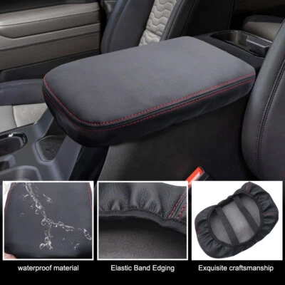 Кожаный чехол крышки подлокотника центральной консоли автомобиля для Chevrolet Colorado 2015-2022 годов выпуска - Изображение 1 из 4