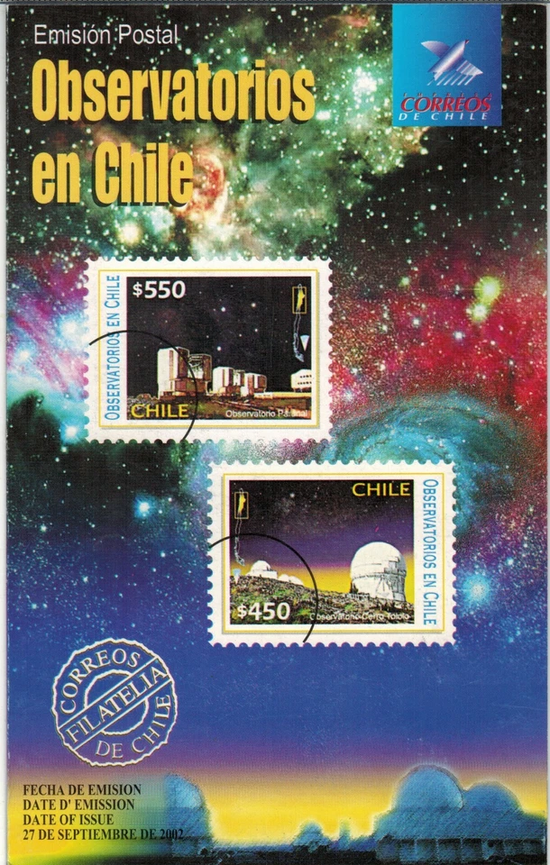 Folleto Observatorios Chile 2002 - Espacio Foto 1 de 1