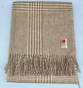 Brun de Vian Tiran Cashmere Throw, Made in France Ships Free! - Picture 1 of 5