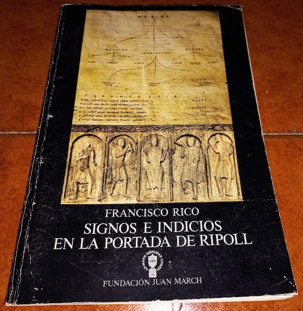 Francisco Rico Signos E Indicaciones En La Portada De Ripoll Abat Oliba 1976 - Imagen 1 de 1