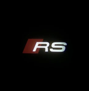 Original 2x Audi RS LED Einstiegsbeleuchtung Tür Logo Projektor 4S0947409 /10 G - Bild 1 von 4