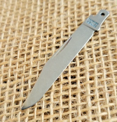 Schrade Knife Blade Replacement Satin Finish Stainless Clip Point S698 USA MADE - Image 1 of 4