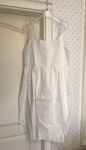 H&M Kleid Sommerkleid NEU 3XL 52 54 Damen Weiß Übergröße Curvy - Bild 1 von 3