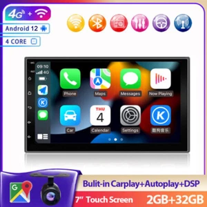 7 Inch Android 12 Car Stereo Radio Head Unit GPS NAVI Car Play AHD DSP 2GB+32GB - Picture 1 of 17