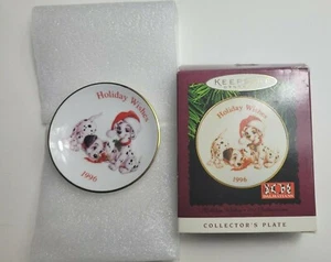 Hallmark Keepsake 1996 Holiday Wishes 101 Dalmations Sammelteller Ornament  - Bild 1 von 4