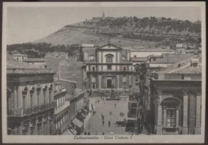 cartolina CALTANISSETTA corso umberto I - Picture 1 of 1