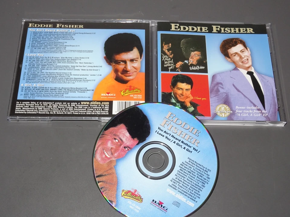 EDDIE FISHER - YOU AIN'T HEARD & I LOVE YOU / USA-COLLECTABLES-CD 2002 (MINT-) - Bild 1 von 1