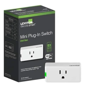 Decora Smart Wi-Fi Mini Plug-In Single Outlet 2nd Gen Google, Alexa, D215P-1RW - Picture 1 of 9