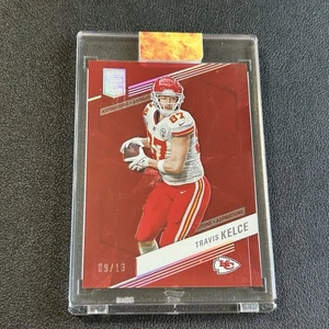 2023 Panini Donruss Elite Travis Kelce Red 9/13 SSP - Picture 1 of 2