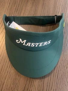Masters Tech Golf Visor Style Script Green American Needle 2025 New w/ Tag - Picture 1 of 2