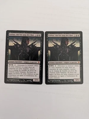 2 French Kalitas, Traitor of Ghet Zendikar MTG NM Free shipping with tracking - Image 1 of 2