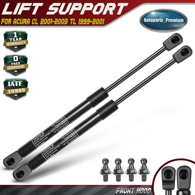 Амортизаторы стойки поддержки подъема переднего капота для Acura CL 2001-2003 TL 1999-2001 2 шт. - Изображение 1 из 4