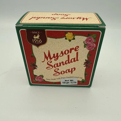 Jabón Sandalia Mysore con Aceite Puro de Sándalo 150g Foto 1 de 3