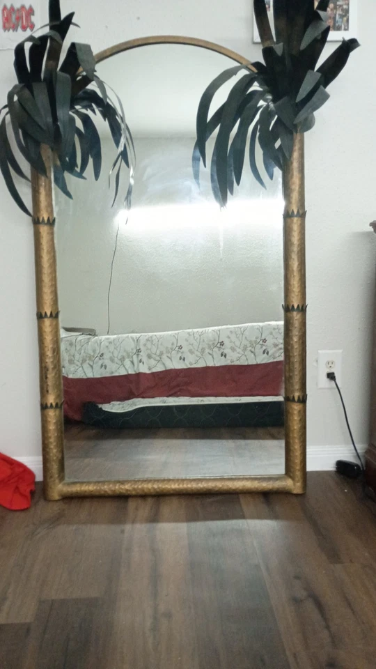 Espejo palmera Hollywood Regency años 40 Foto 1 de 4