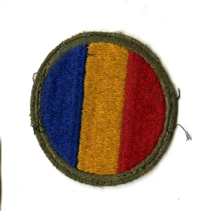 Replacement and Schools Command White Back Patch WWII Vintage - Picture 1 of 2