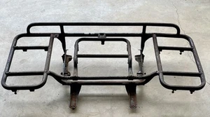 1985-87 Honda Big Red 250es Original Rear Cargo Luggage Rack With Center Rack - Picture 1 of 13