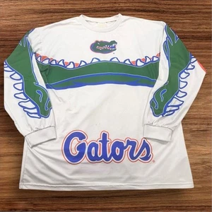 Vintage Florida Gators Chomp Long Sleeve Shirt Men's XL White Graphic - Picture 1 of 8