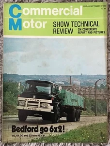 COMMERCIAL MOTOR MAGAZINE 27 Sep 1968 SHOW TECHNICAL REVIEW - Picture 1 of 7