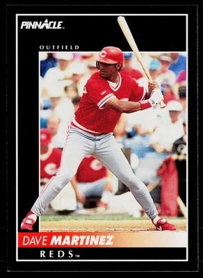 1992 Pinnacle #397 Dave Martinez Cincinnati Reds - Image 1 of 2