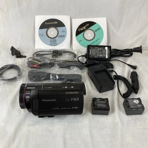 PANASONIC HC-X920 3MOS Full HD Camcorder w/ SD Card Batteries Charger Cables CDs - Picture 1 of 15