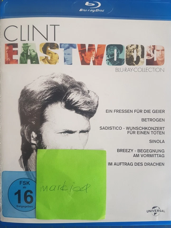 Clint Eastwood Blu Ray Collection Sammlung 6 Filme Movies like new rar rare - Bild 1 von 4