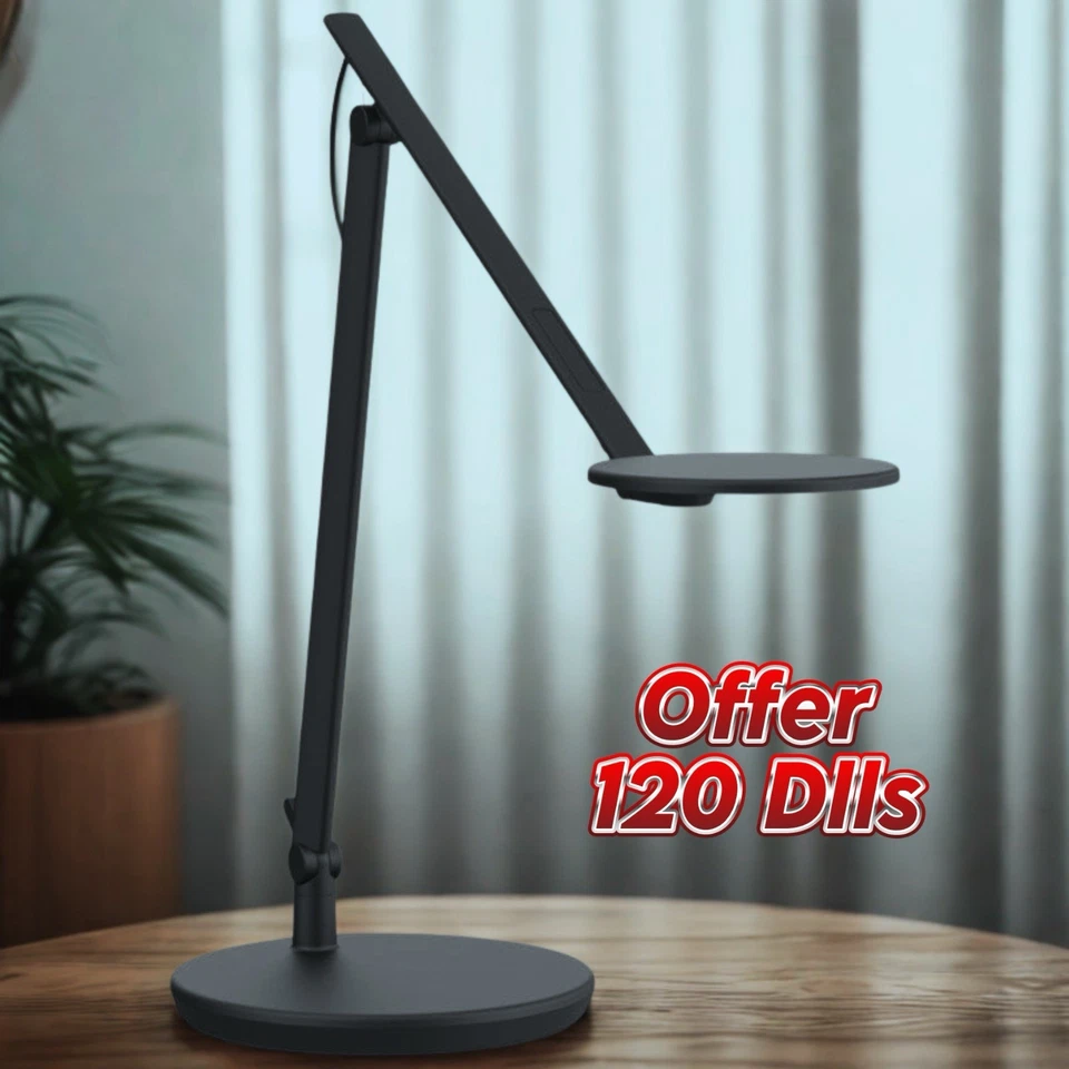 HUMANSCALE DESK LAMP USB CHARGER BLACK - Image 1 of 1