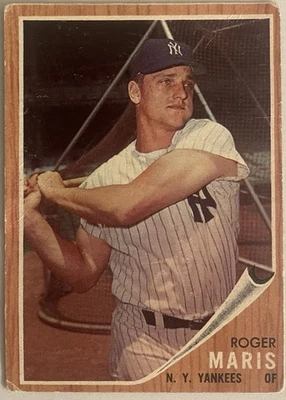 Roger Maris 1962 Topps #1 - Image 1 of 4