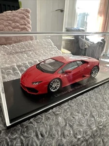 KYOSHO LAMBORGHINI HURACAN LP610-4 RED METALLIC CAR MODEL 05600RM 1:43 - Picture 1 of 17