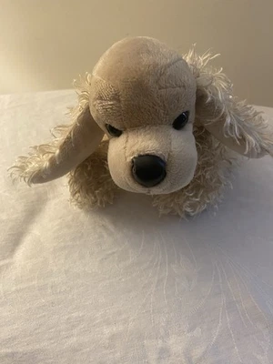 Ganz Webkinz American Cocker Spaniel Beanbag 9" Plush Beige Dog HM202 No Code - Image 1 of 4