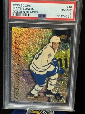 1995 Score /20 Matt’s Sundin Golden Blades Insert Card Toronto Maple Leafs HOF - Image 1 of 4