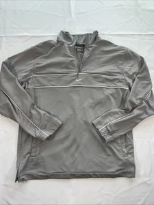 Vintage Y2K Nike Quarter Zip Track Jacket Embroidered Center Swoosh Men’s Size L - Picture 1 of 7