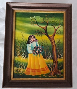 Resolución presupuesto artista-pintura ingenua-motivo primavera-firmado:Stipotic Zagreb - Imagen 1 de 8